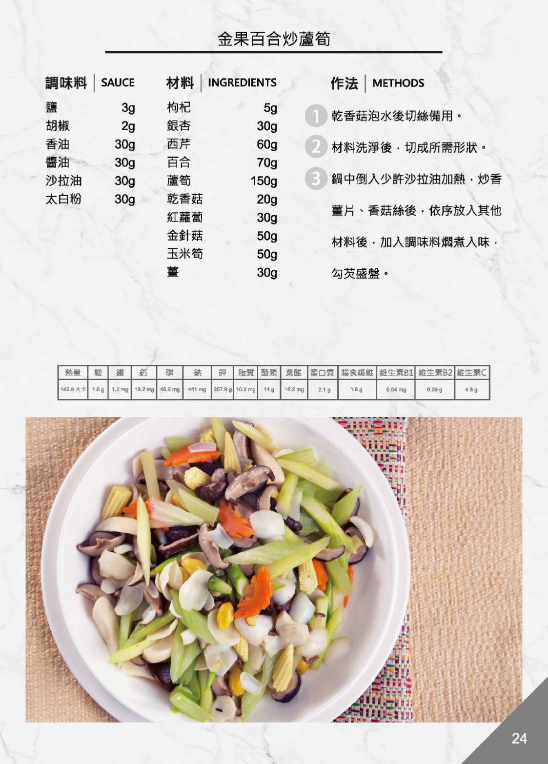 36道高齡銀髮健康食譜,讓老人不再只吃軟爛泥!